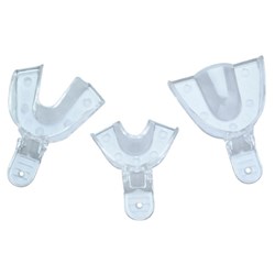 FULL ARCH UPPER MEDIUM CLEAR IMPRESSION TRAY 25 PACK