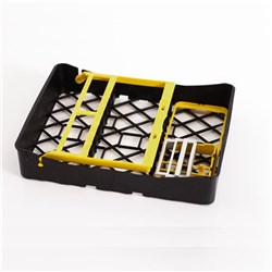 PRACTIPAL CASSETTE HYGIENIST HALF TRAY BLACK / YELOW