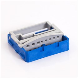 PRACTIPAL COMPACT FILE HOLDER BLUE