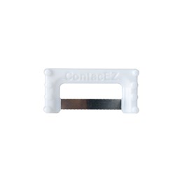 CONTACEZ RESTORATIVE S/S WHITE SERRATED STRIP 0.035MM 8 PK