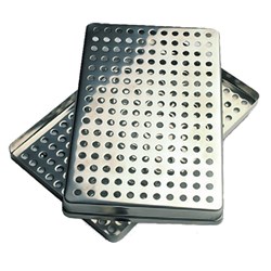 PERFORATED STAINLESS STEEL LID
