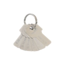 INCREMENTAL THICKNESS GAUGE 0.1 0.2 0.25 0.3 0.4 0.5 MM