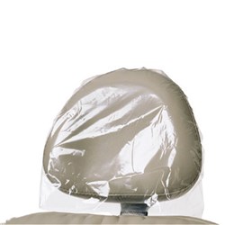 HEADREST SLEEVE 9.5X 11 24 x28cm CLEAR 250 PACK