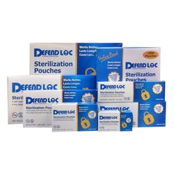 STERI-POUCHES DEFENDLOC 2 3/4" X 10" -7 x 25.4cm 200PK