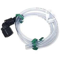 DRAIN FITTING WITH HOSE AND CLIP