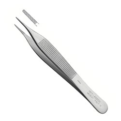TISSUE FORCEPS MICRO ADSON SERRATED 120mm