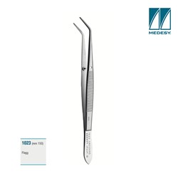 TWEEZERS FLAGG SERRATED TIPS 15CM
