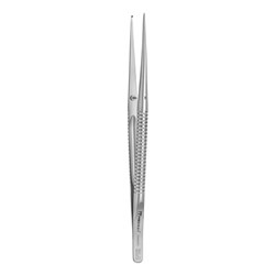 TISSUE FORCEPS ROUND 1 X 2 TEETH STRAIGHT 180MM