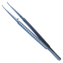 TWEEZER MICRO CURVED TITANIUM 150MM