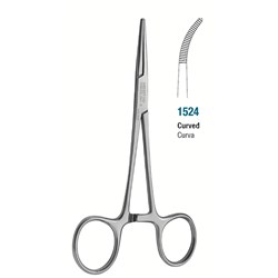FORCEPS KELLY CURVED 140MM