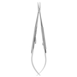 NEEDLE HOLDER CASTROVIEJO 140MM CURVED TUNGSTEN CARBIDE
