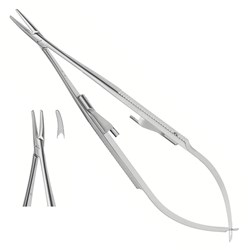 NEEDLE HOLDERS CASTROVIEJO CURVED 140MM
