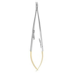 NEEDLE HOLDER CASTROVIEJO 180MM CURVED TUNGSTEN CARBIDE