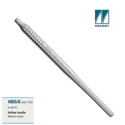 MIRROR 8mm HOLLOW HANDLE 125mm