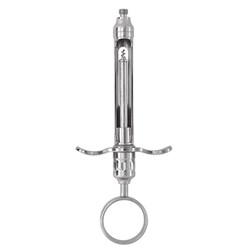 INOX SYRINGE ASPIRATING 1.8ml  EU THREAD STAINLESS / STEEL