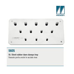 RUBBER DAM CLAMP TRAY FOR 12 CLAMPS