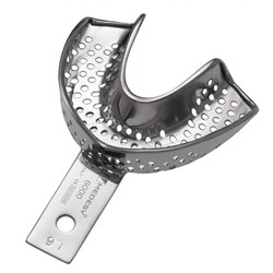 IMPRESSION TRAY PERFORATED WITH RIM LOWER X-LARGE