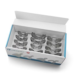 IMPRESSION TRAYS PERFORATED STST WITHOUT RIM KIT