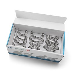 IMPRESSION TRAY SOLID EDENTULOUS WITH RIM KIT