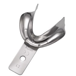 IMPRESSION TRAY SOLID EDENTULOUS w RIM LOWER XX-SMAL