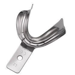 IMPRESSION TRAY SOLID EDENTULOUS w RIM LOWER X-SMALL