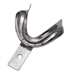 IMPRESSION TRAY SOLID EDENTULOUS w RIM LOWER LARGE