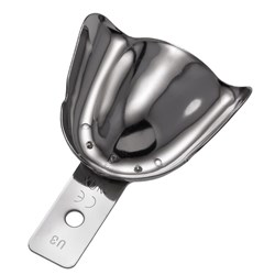 IMPRESSION TRAY SOLID EDENTULOUS W RIM UPPER SMALL