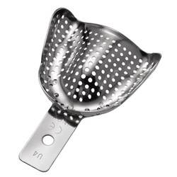 IMPRESSION TRAY PERFORATED EDENTULOUS UPPER MEDIUM
