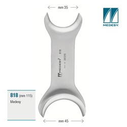 CHEEK RETRACTOR DOUBLE ENDED STAINLESS STEEL
