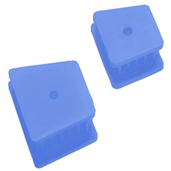 SILICON MOUTH PROP 32x28mm BITE BLOCK BLUE - 1 LARGE