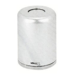 COTTON PELLET DISPENSER  ALUMINIUM SILVER