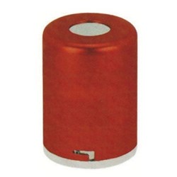 COTTON PELLET DISPENSER ALUMINIUM RED