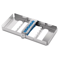 STAINLES STEEL STERILISATION RACK  -5 INSTRUMENTS