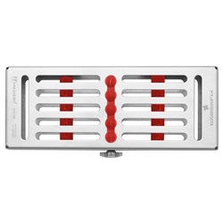 5 INSTRUMENT CASSETTE WITH RED SILICONE GAMMAFIX
