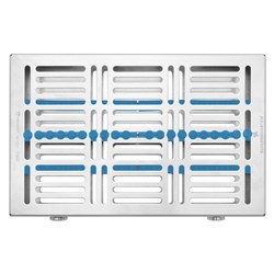 20 INSTRUMENT CASSETTE WITH DARK BLUE SILICONE GAMMAFIX