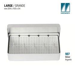 ENDODONTIC FILE BOX SILVER 204x105x54mm