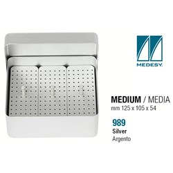 ENDODONTIC BOX ALUMINIUM MED 125x105x54mm