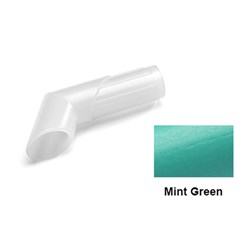 ANGLE FOR ASPIRATOR TUBE MINT GREEN