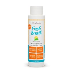 FRESH BREATH LEMON MINT MOUTH RINSE TRAVEL SIZE 89ml/3oz