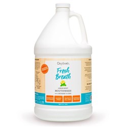 FRESH BREATH LEMON MINT MOUTHRINSE 1 GALLON 3.78lt