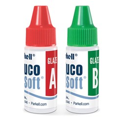 MUCOSOFT GLAZE BOTTLES A + B 6ml EA