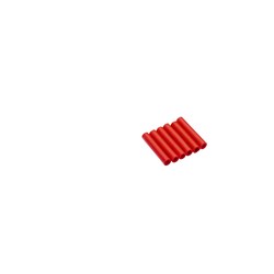 CASSETTE ID TUBES CORAL RED 6