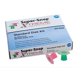 SUPER-SNAP X-TREME FINE MINI RED  DOUBLE SIDED 50 PACK