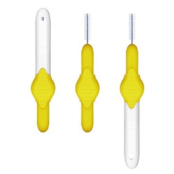 YELLOW STODDARD INTERDENTAL BRUSH FINE 0.7mm 25PK