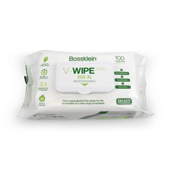 BOSSKLEIN ZERO Flowpack 100 Alc Free ECO-XL Wipes - Apple