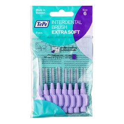 TEPE X-SOFT INTERDENTAL BRUSH PURPLE 1.1mm ISO6 8PK