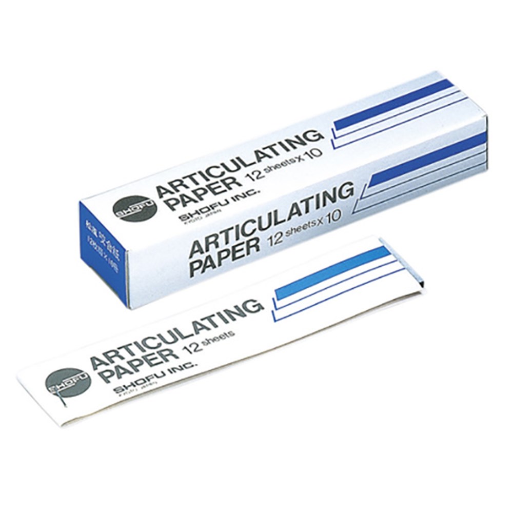thumbnail image 2 of EHROS Articulating Paper – Thick Blue, 144 Sheets, Made In USA – Dental Lab Use 2 of 3
