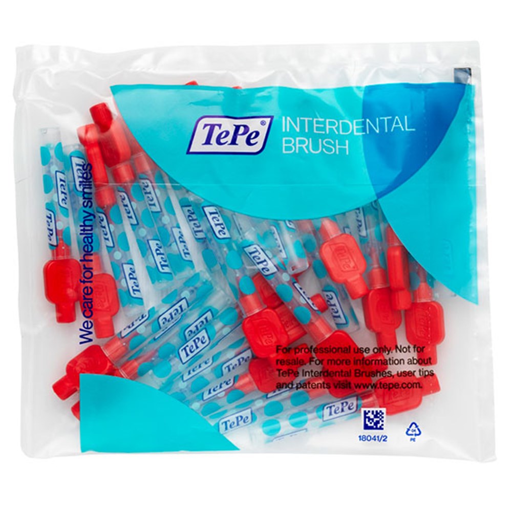 TePe Angle Interdental Brushes Red - 0.5 Mm (25pack