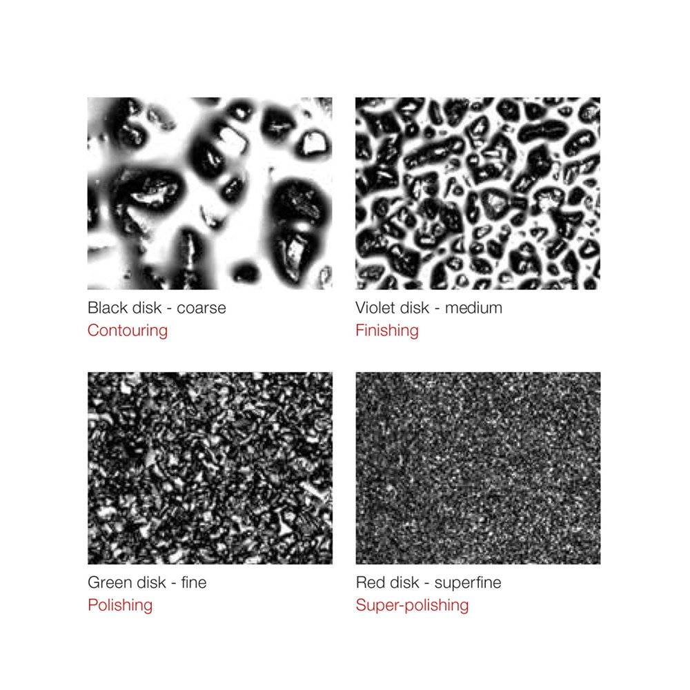 SUPER-SNAP DISK BLACK -COARSE CONTOURING 50 PACK (SSD)